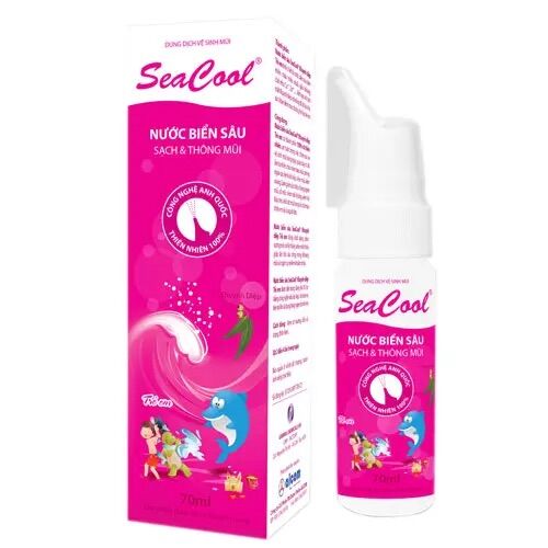 Nước biển sâu seacool baby khuynh diệp vệ sinh mũi trẻ em