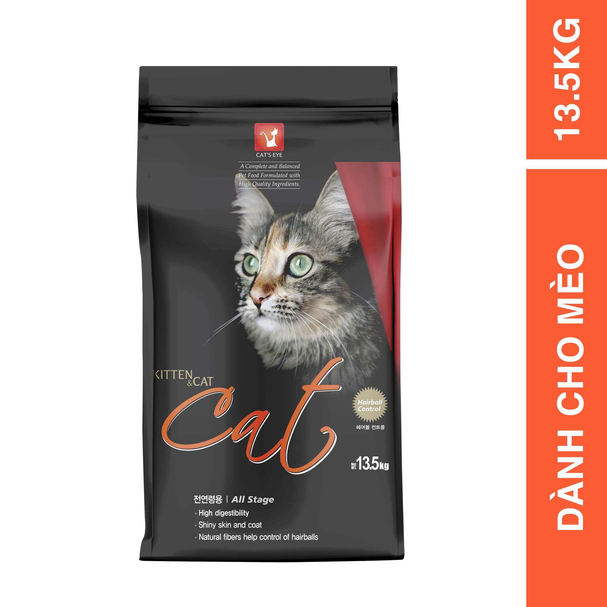 Thức ăn hạt cho mèo mọi lứa tuổi cateye 13,5kg
