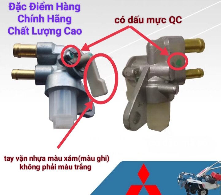 khoá xăng Mitsubishi vanguard kawasaki 6ngựa 8ngựa 10ngựa 13ngựa, khoá xăng máy nhật bãi máy mít su 