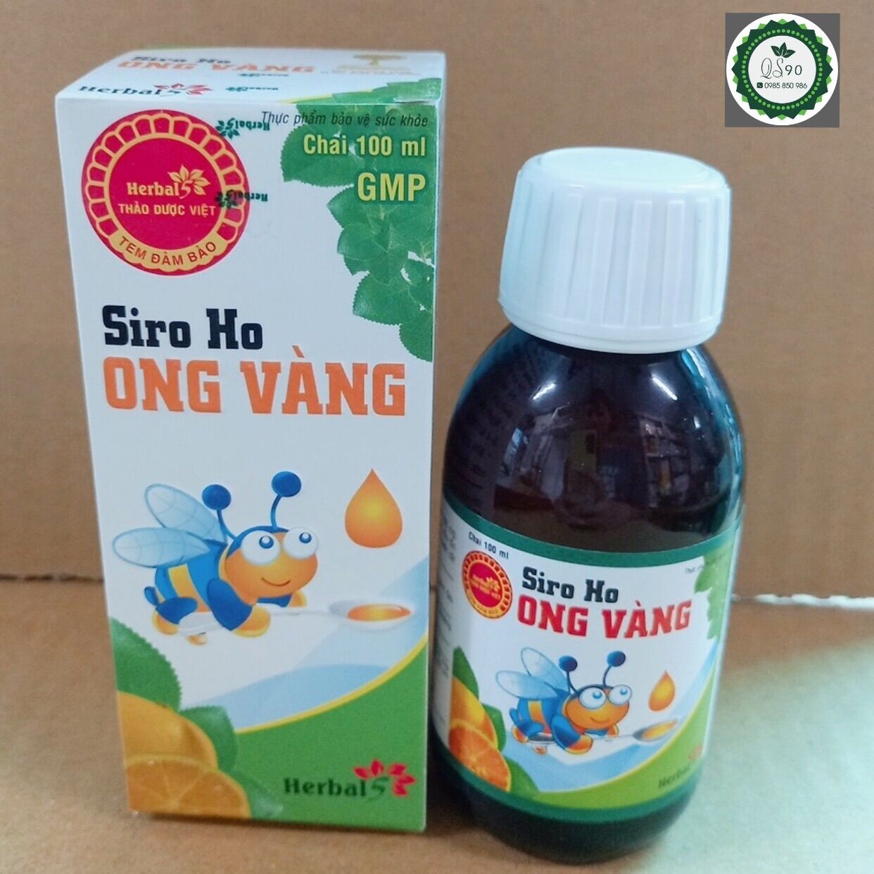 Siro ho ong vàng 1 chai 100ml