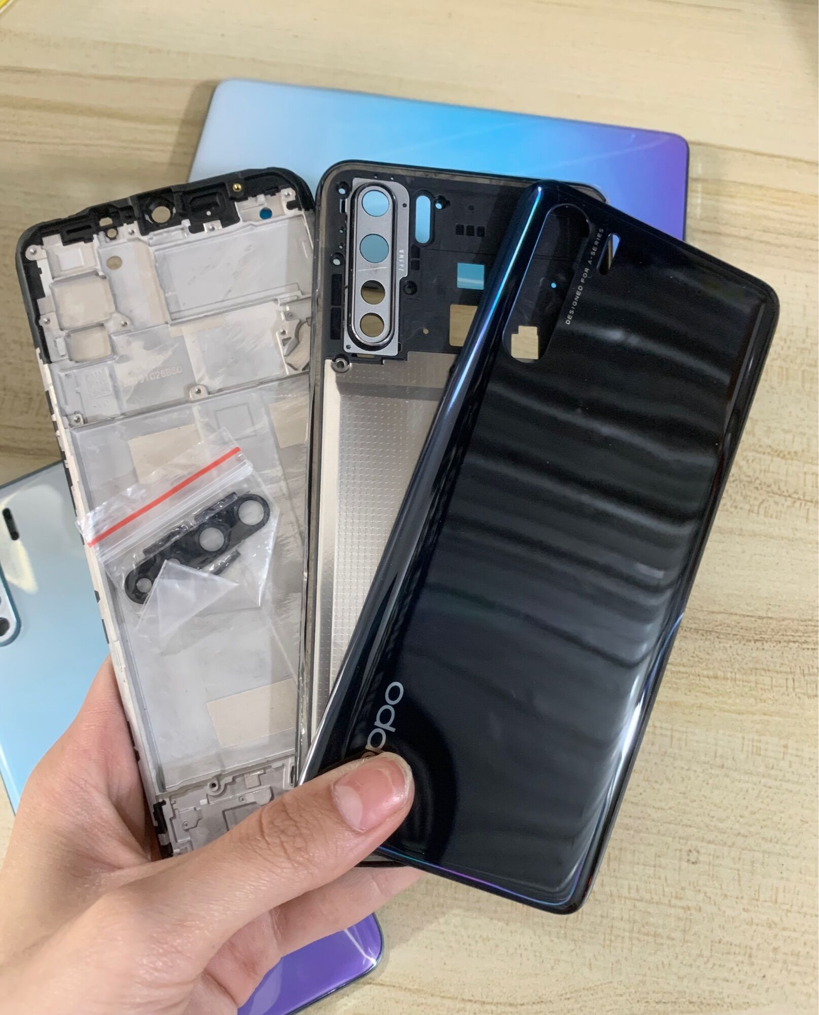 Bộ Vỏ + Sườn Oppo A91  Zin Hàng Cao Cấp.