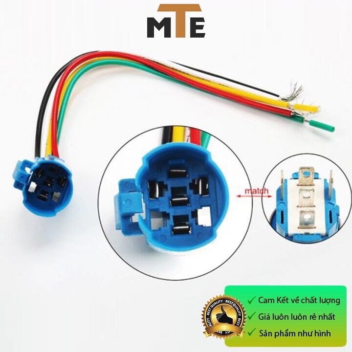 Nút nhấn nhả chống nước có led 16mm 12V
