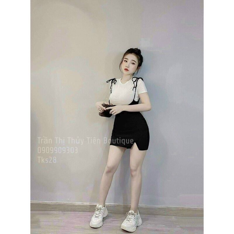 SET ÁO CROPTOP KÈM YẾM HAI MÓN SIÊU RẺ SET09