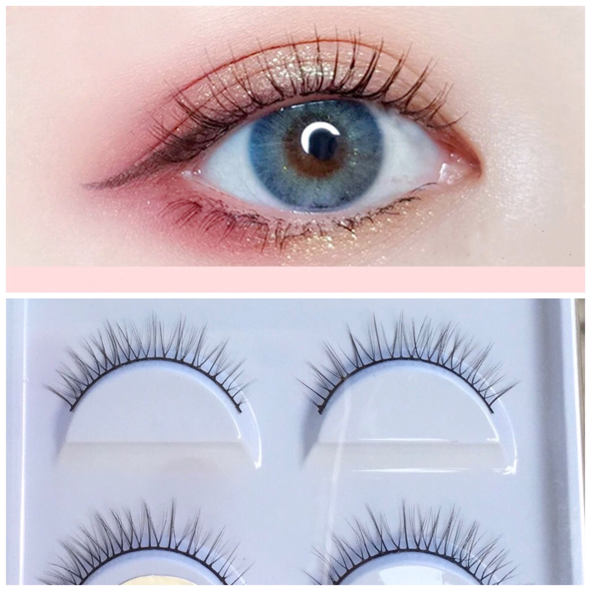 Lông mi giả tự nhiên 5 cặp/ hộp. sợi mi tơi mỏng nhẹ đi chơi, tiệc