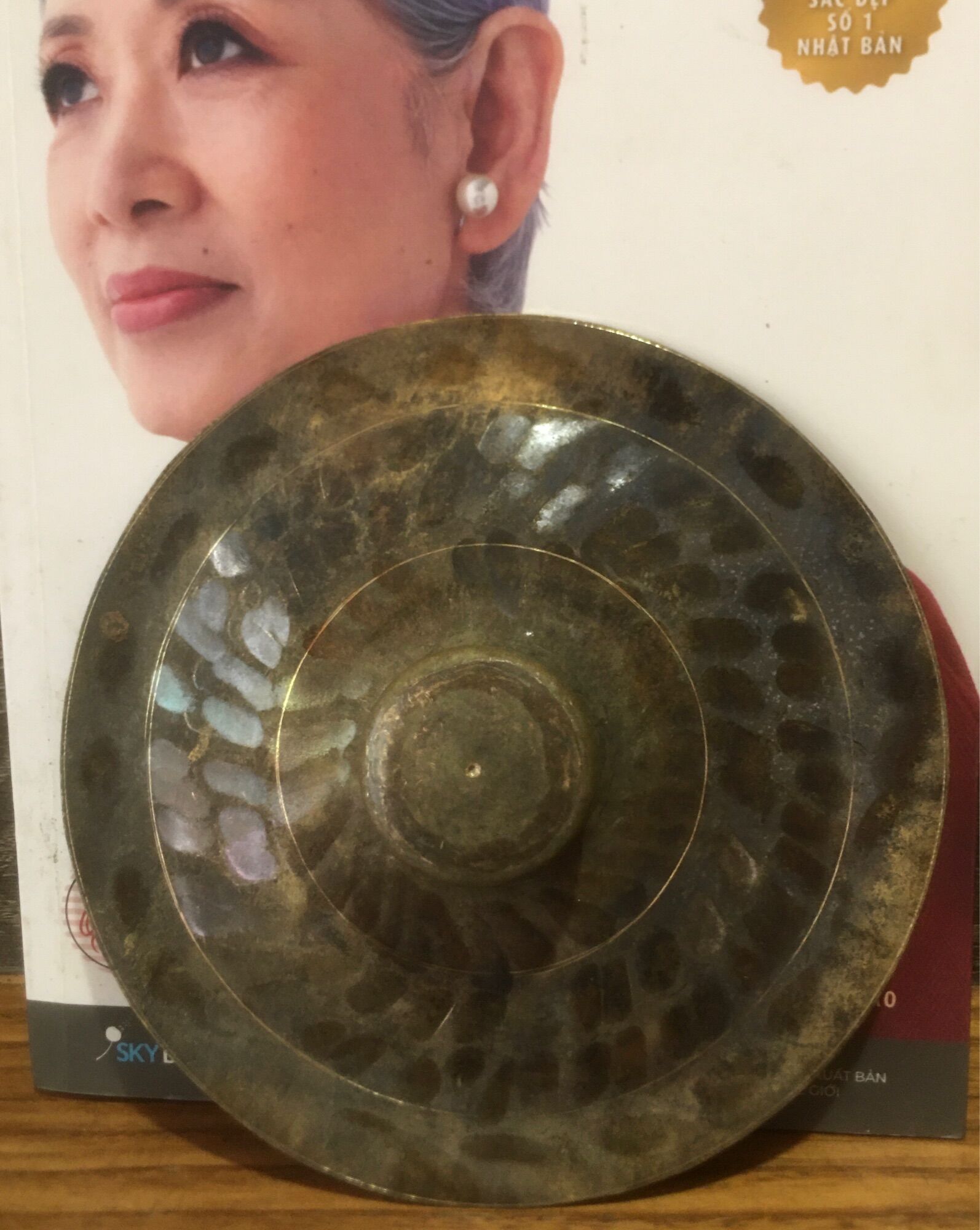Lạo bạt đồng nguyên chất size 12.5cm