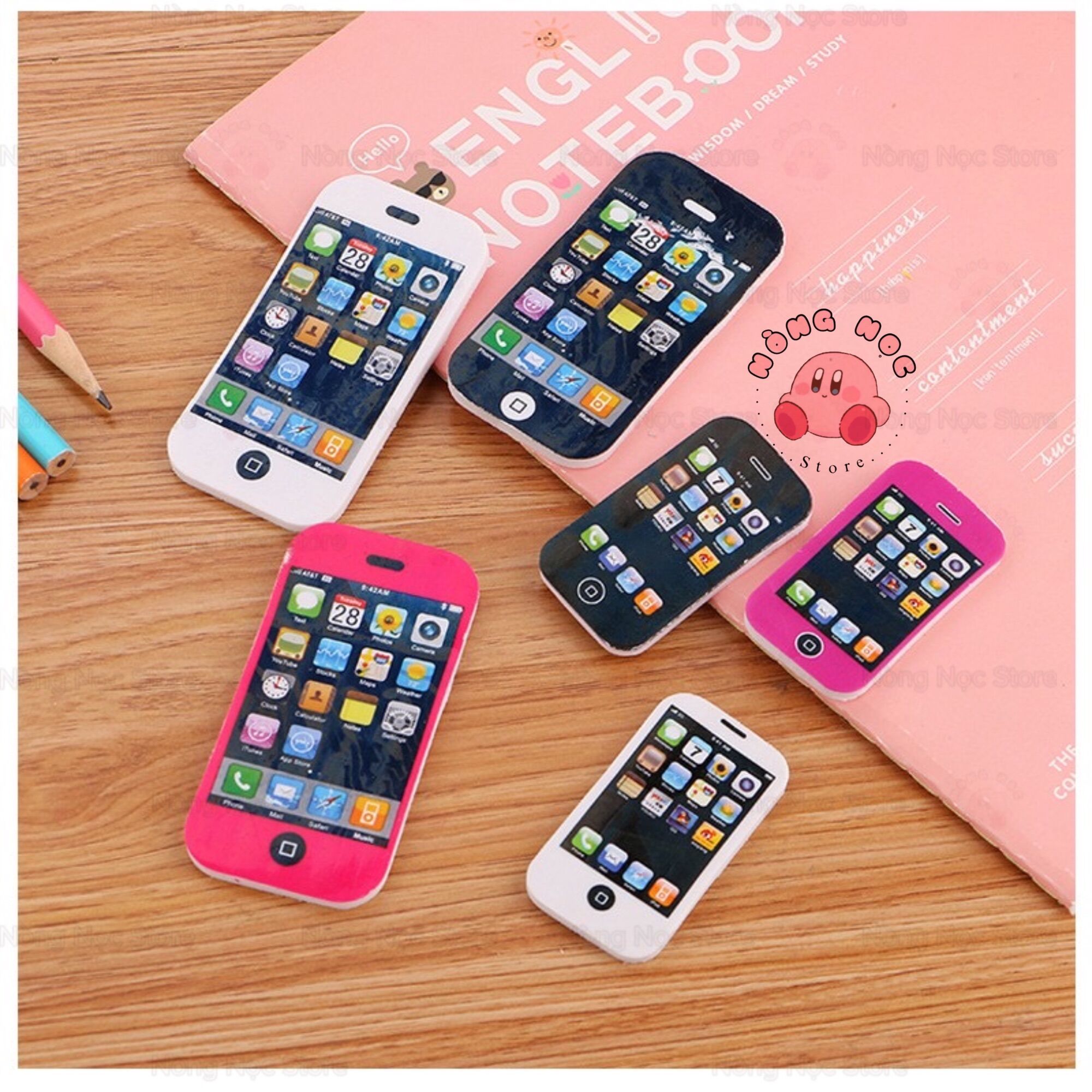 Gôm Tẩy Bút Chì Hình Điện Thoại Iphone Mini