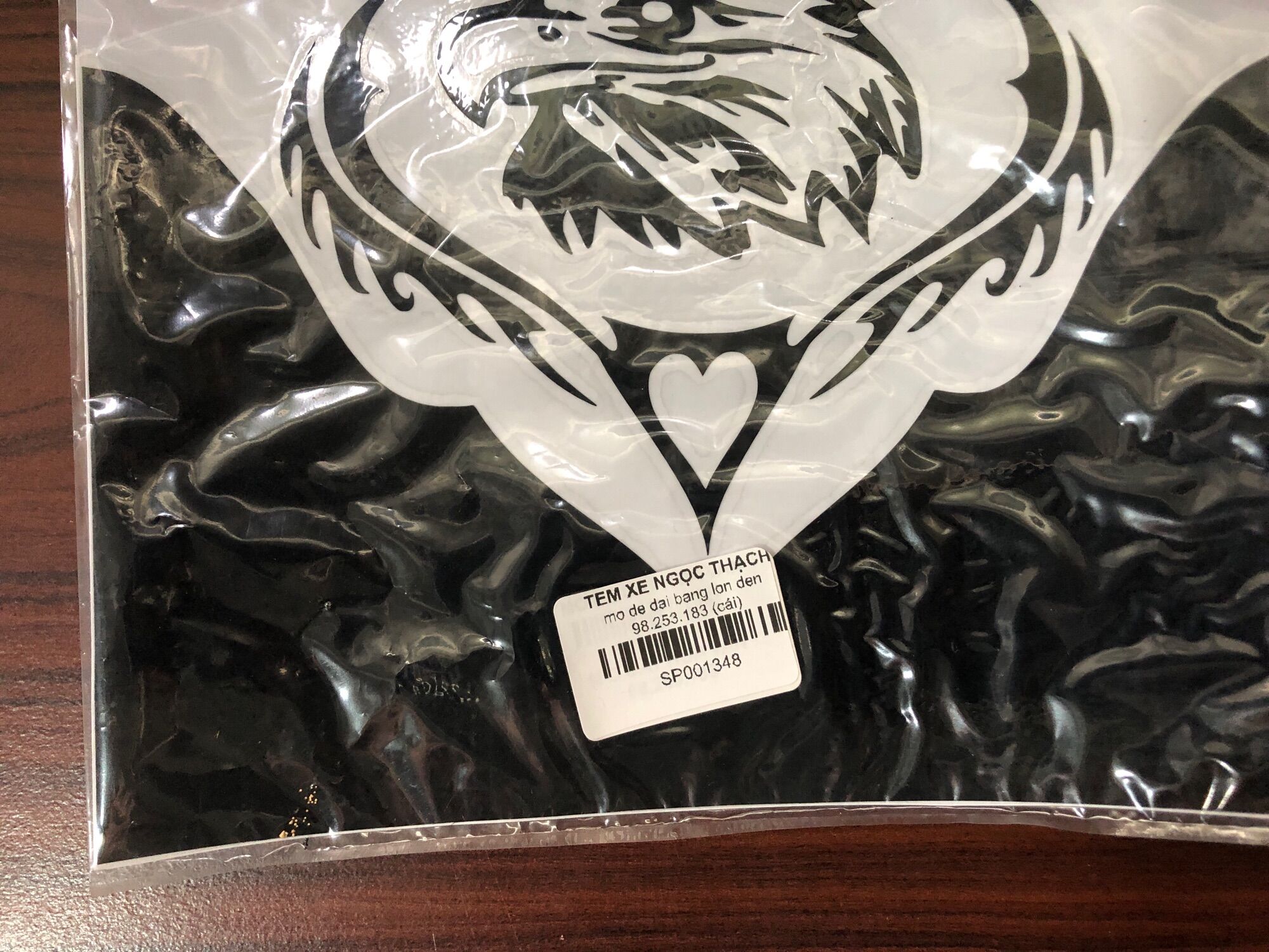 MỎ DÈ ( ĐẦU ĐẠI BÀN ) DECAL ĐEN