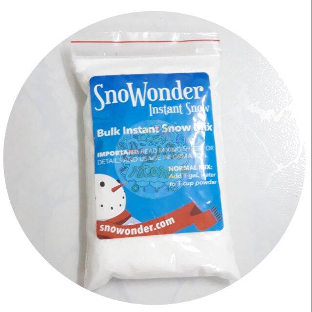 Gói Snowonder tuyết mỹ tách lẻ dùng làm slime mây cloud slime hoặc trang trí tuyết giả tuyết nhân tạo thảm