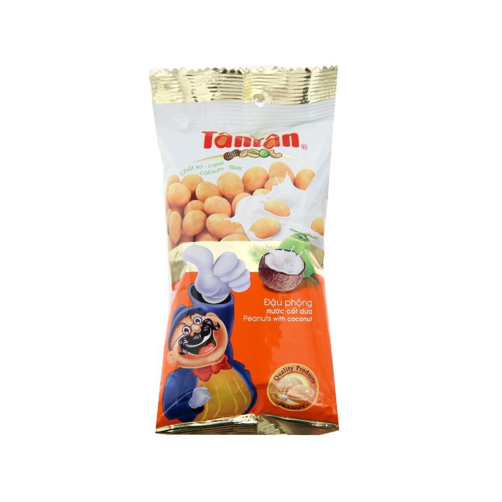 Combo 5/10 gói đậu phộng tân tân nước cốt dừa-loại 30g