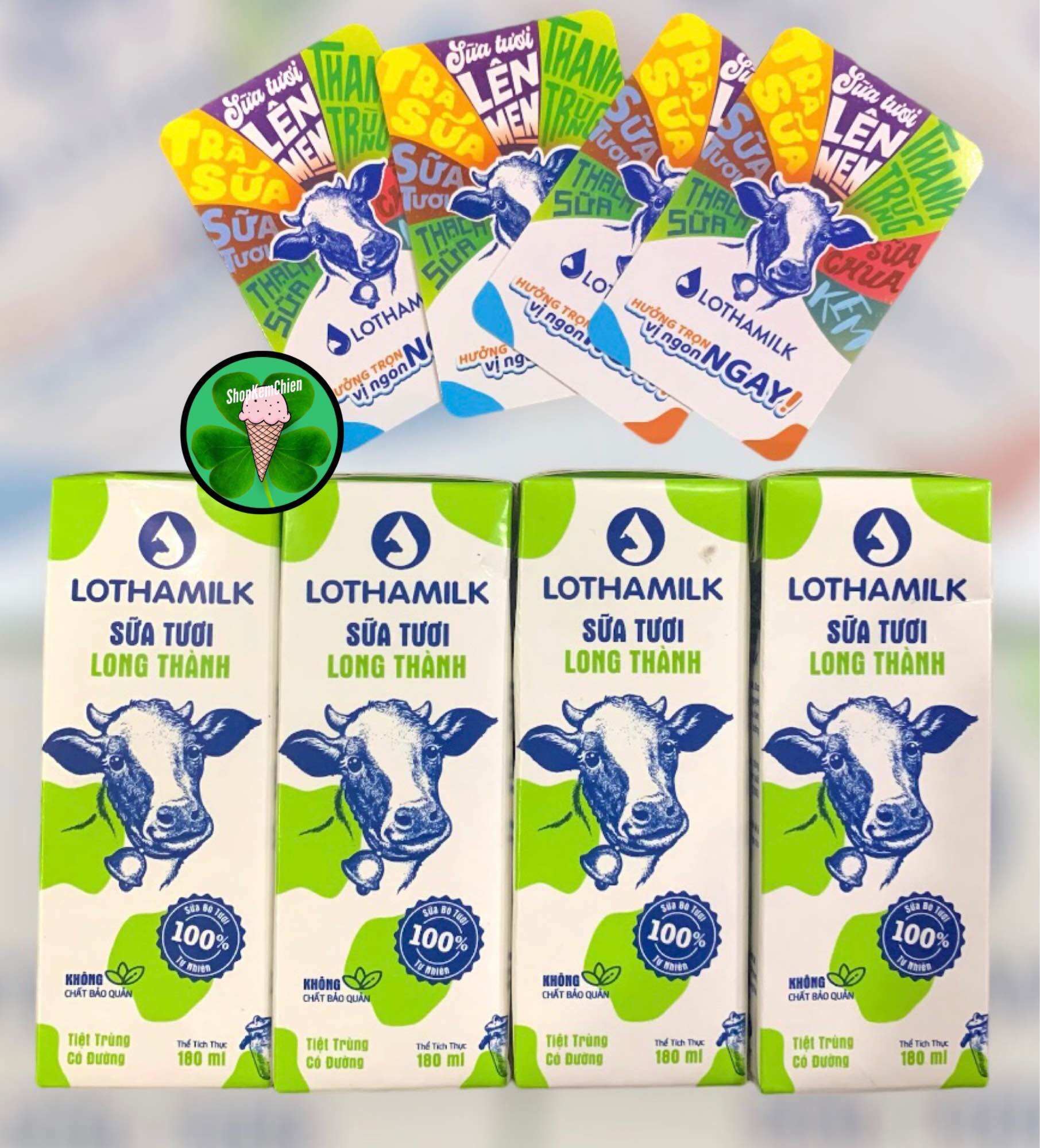 Sữa Tươi có đường Lothamilk ( Date luôn mới )
