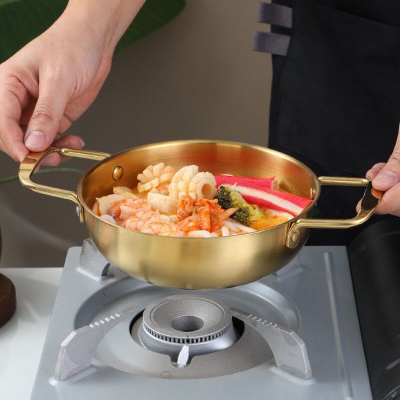Chảo , nồi lẩu inox kiểu hàn quốc