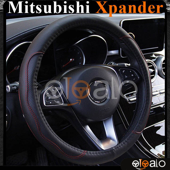 Bọc vô lăng xe ô tô Mitsubishi Xpander Da PU CAO CẤP - OTOALO