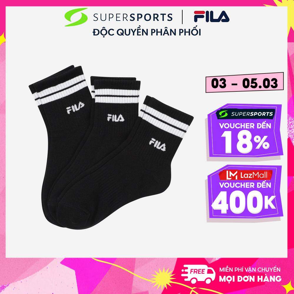 FILA Vớ thể thao unise.x FS3SCF5332X-BLK