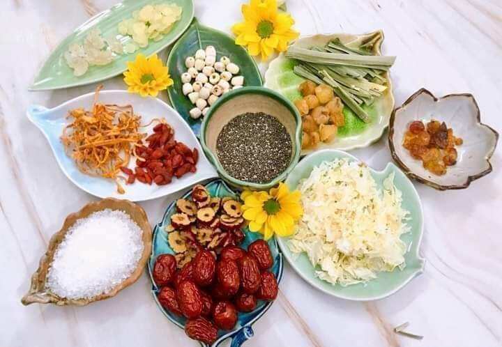 chè duong nhan goi 450g gia 55k