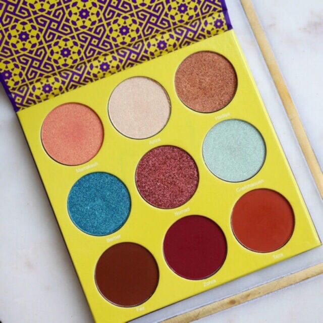 (Thanh lý mẻ nhẹ 1 ô) Bảng phấn mắt Juvia’s place juvias place saharan 2 eyeshadow palette