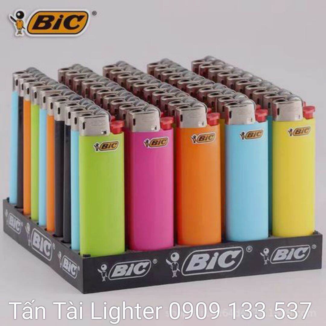Bật Lửa  Hột Quẹt BIC J6 size Lớn (Hộp 50c)
