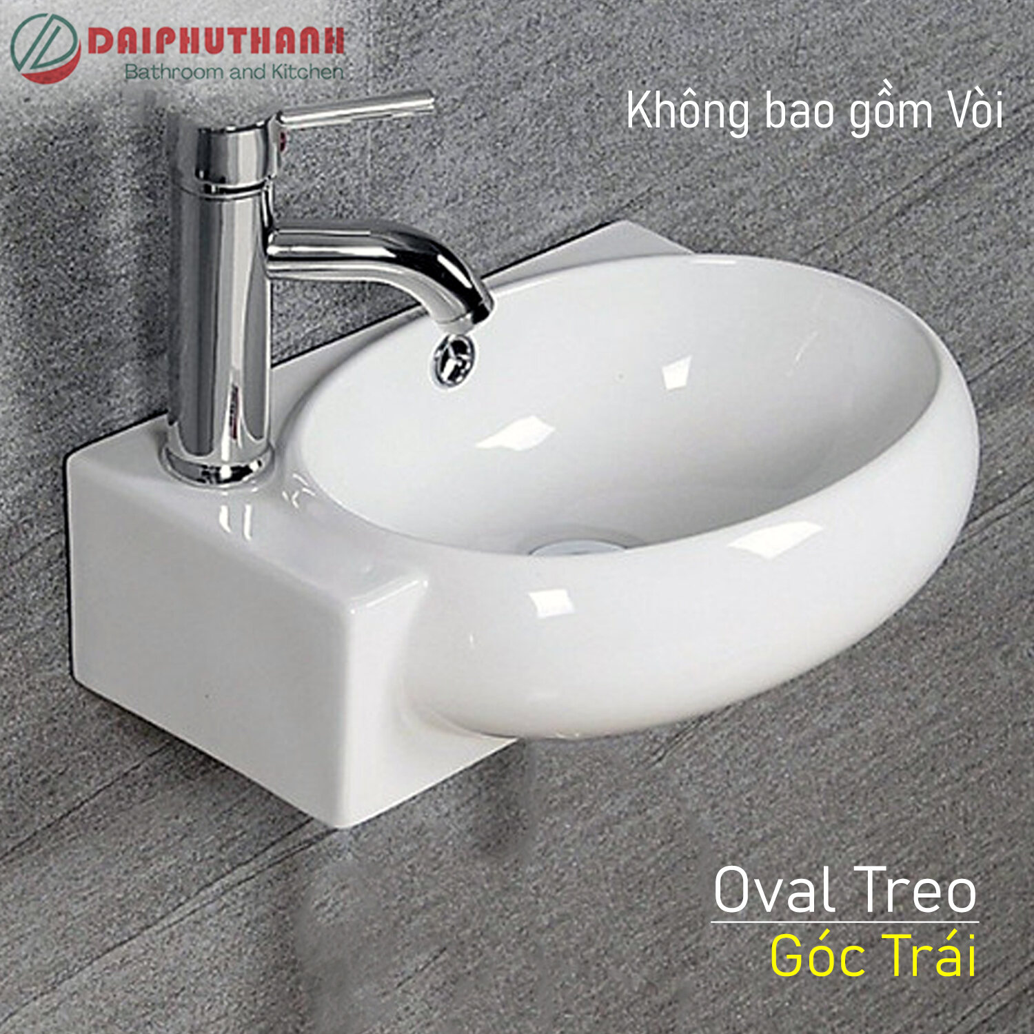 Chậu Rửa Mặt Lavabo Treo Tường Nhiều Mẫu Nhiều Kích Cỡ - Kiểu oval treo góc vuông treo chữ nhật mini