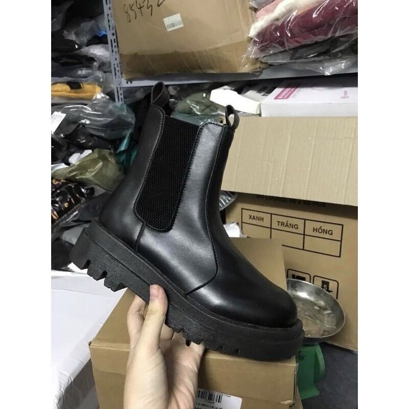 BOOTS boot không dây không khoá - co dãn boot ulzzang ullzang BOOT ĐẾ CHIẾN BINH