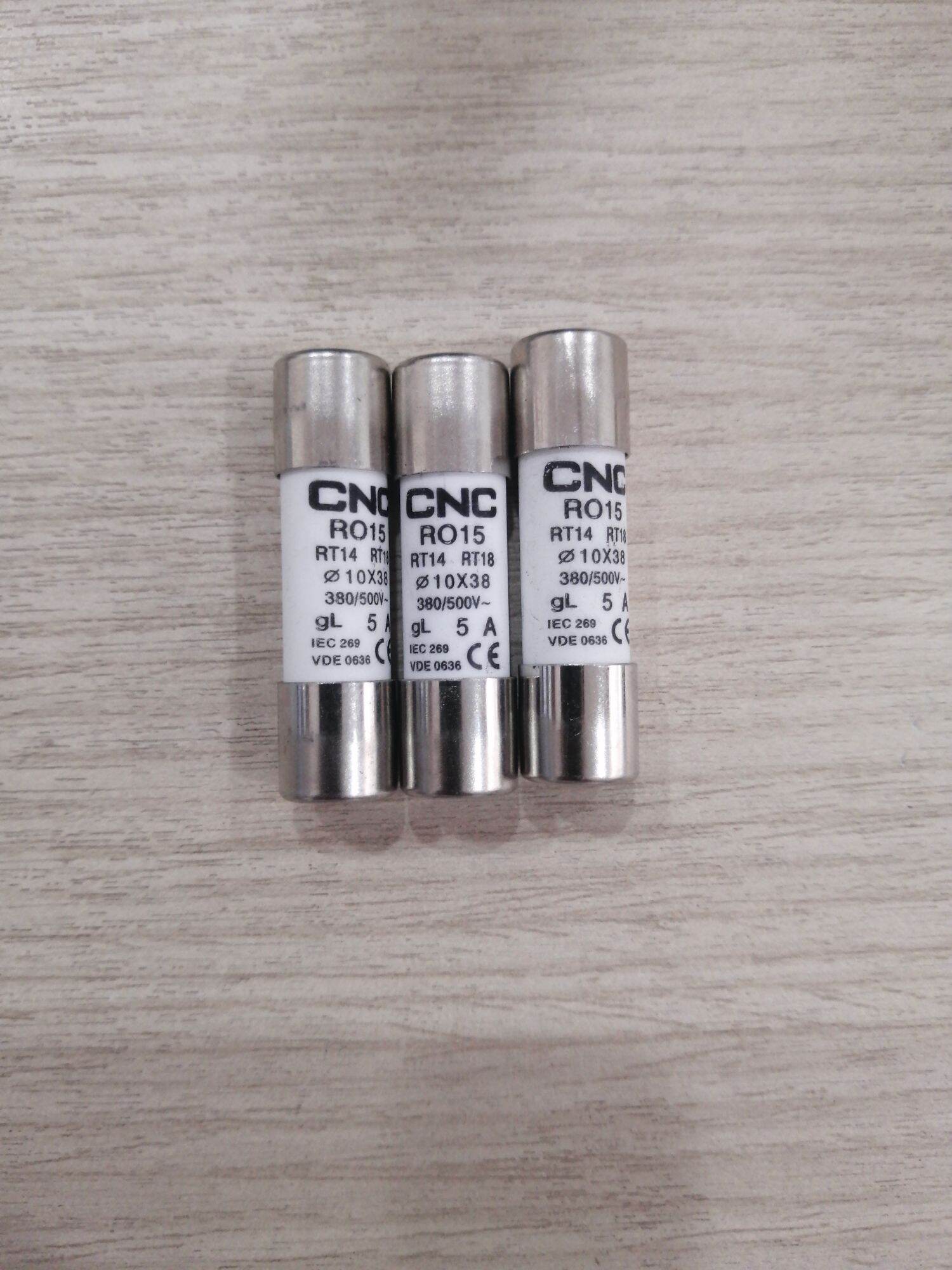 Compo 03 bộ: Vỏ chì có đèn báo + ruột chì sứ 5A