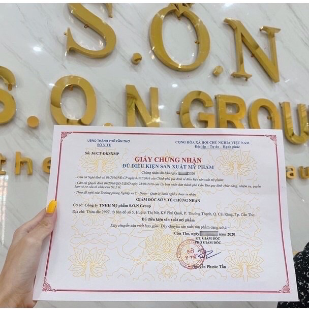 Kem Body Hoa Hồng SON Cosmetics