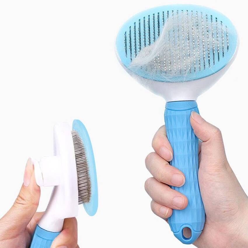 Lược bấm chải lông, loại bỏ lông chết chó mèo cao cấp