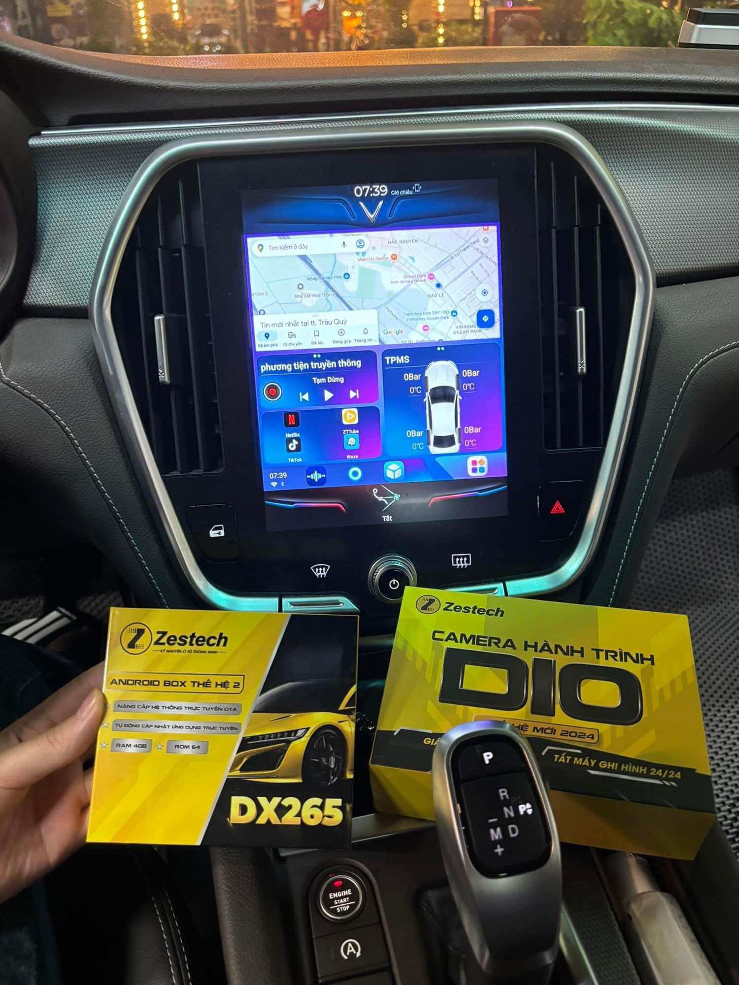 Android box Zestech Dx265 Plus bản nâng cấp 2024, android 13, chip sm6225