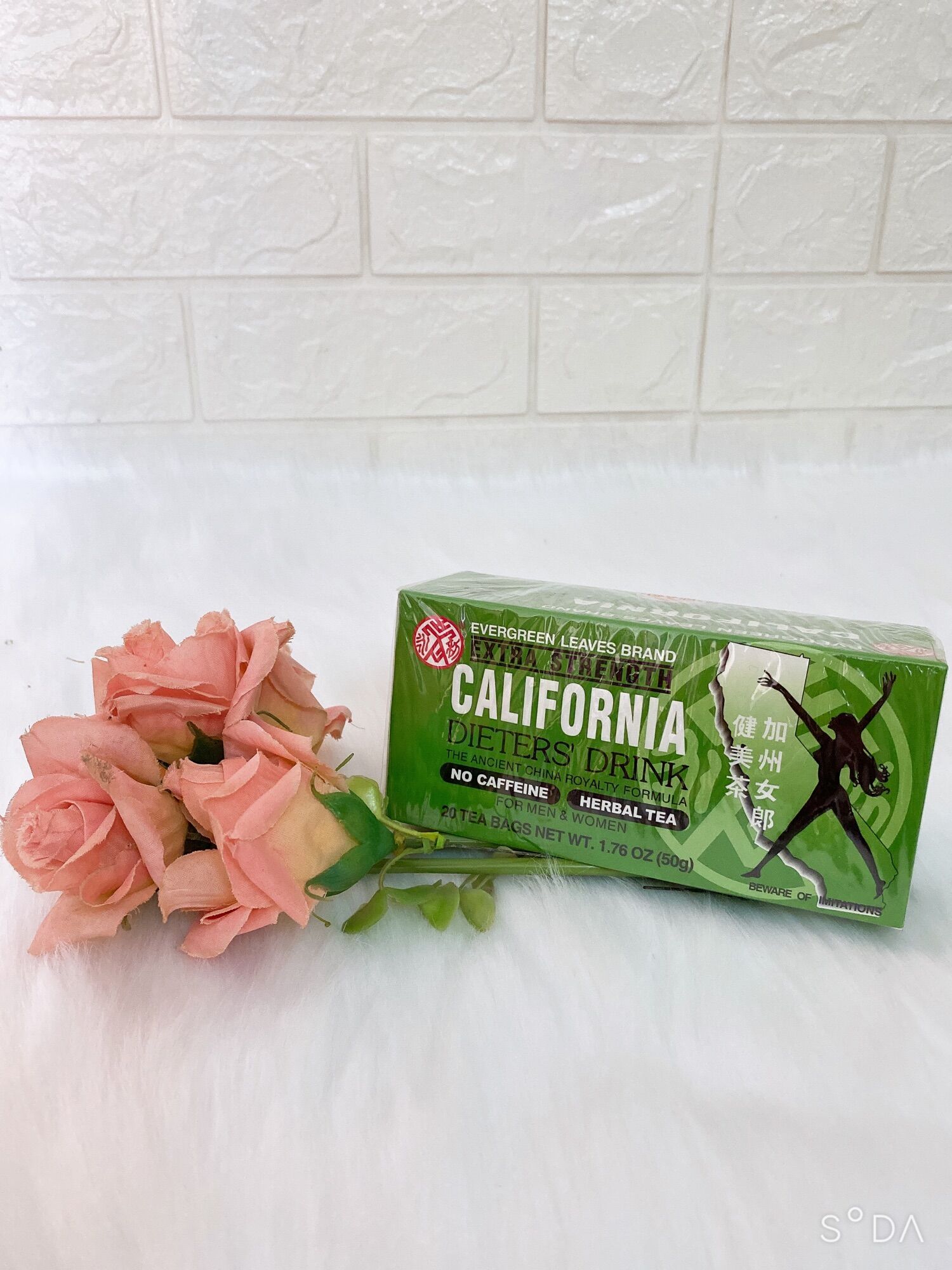 Trà thảo mộc giảm cân california dieters drink