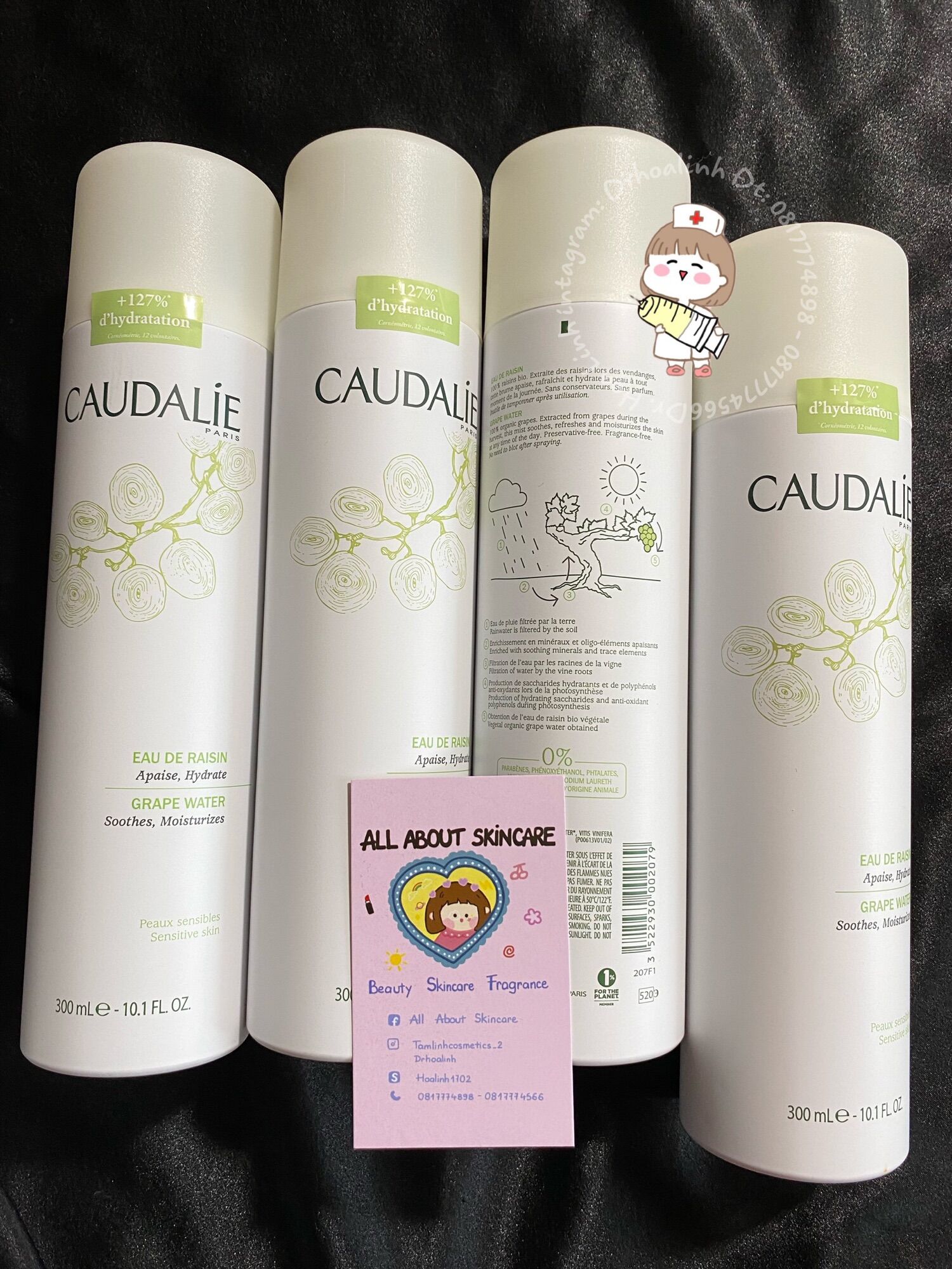 XỊT KHOÁNG CAUDALIE GRAPE WATER 300ml
