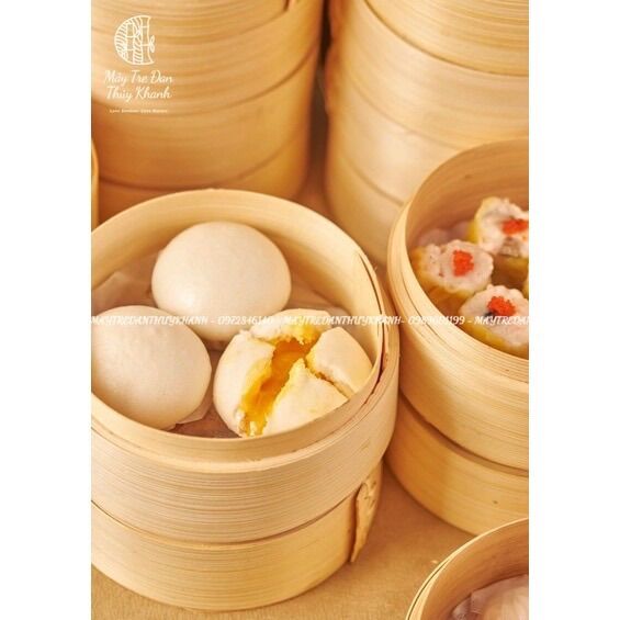 Lồng hấp tre xửng hấp tre bánh bao há cảo