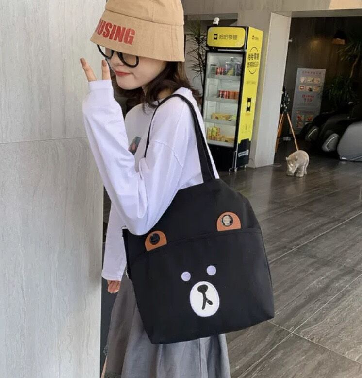 TOTE ĐEO 2 KIỂU _ TAI GẤU VỪA A4