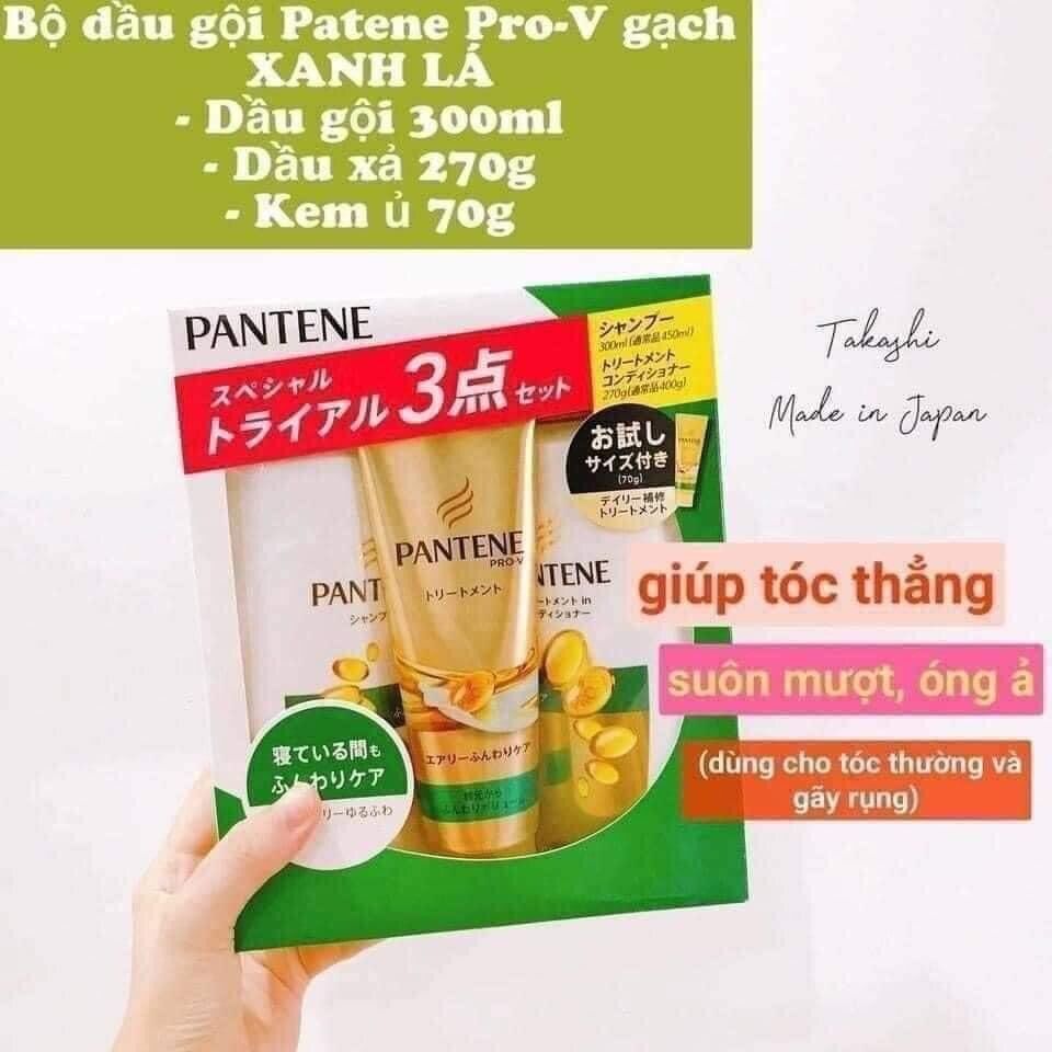 Bộ Dầu Gội Xả Set 3 Pantene Nhật Bản