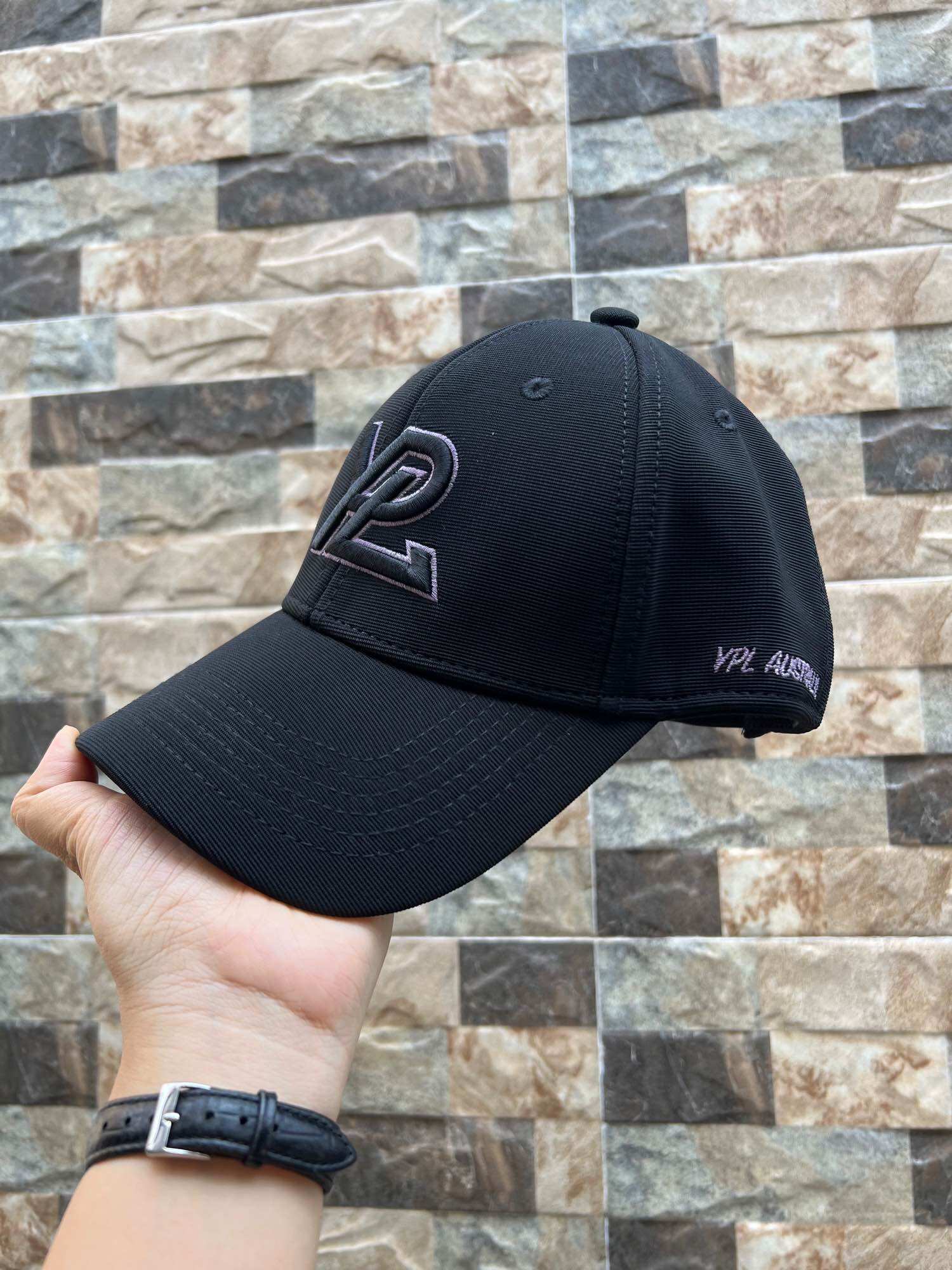 [Bill Úc] (Nón Chữ Nổi Màu) Nón Kết Đen Đổi Màu Chữ YPL Original Baseball Cap