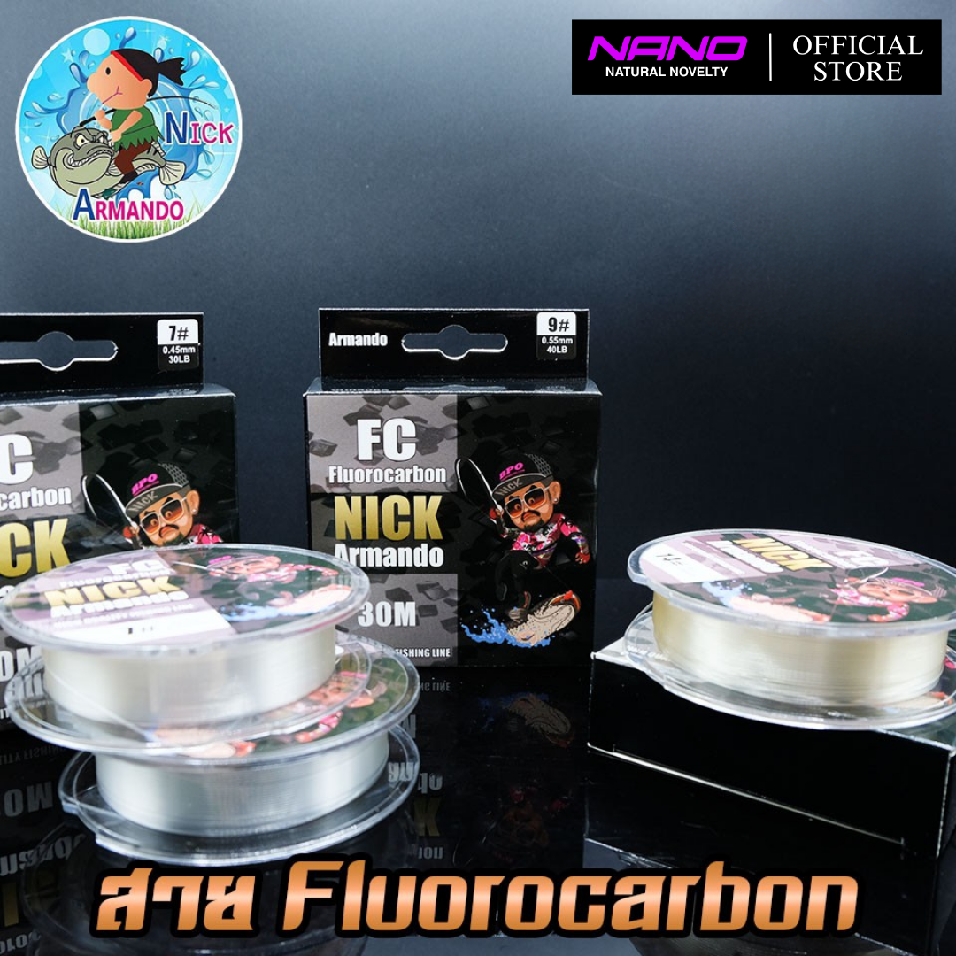 Dây LEADER Câu Cá FLUOROCARBON NICK ARMANDO
