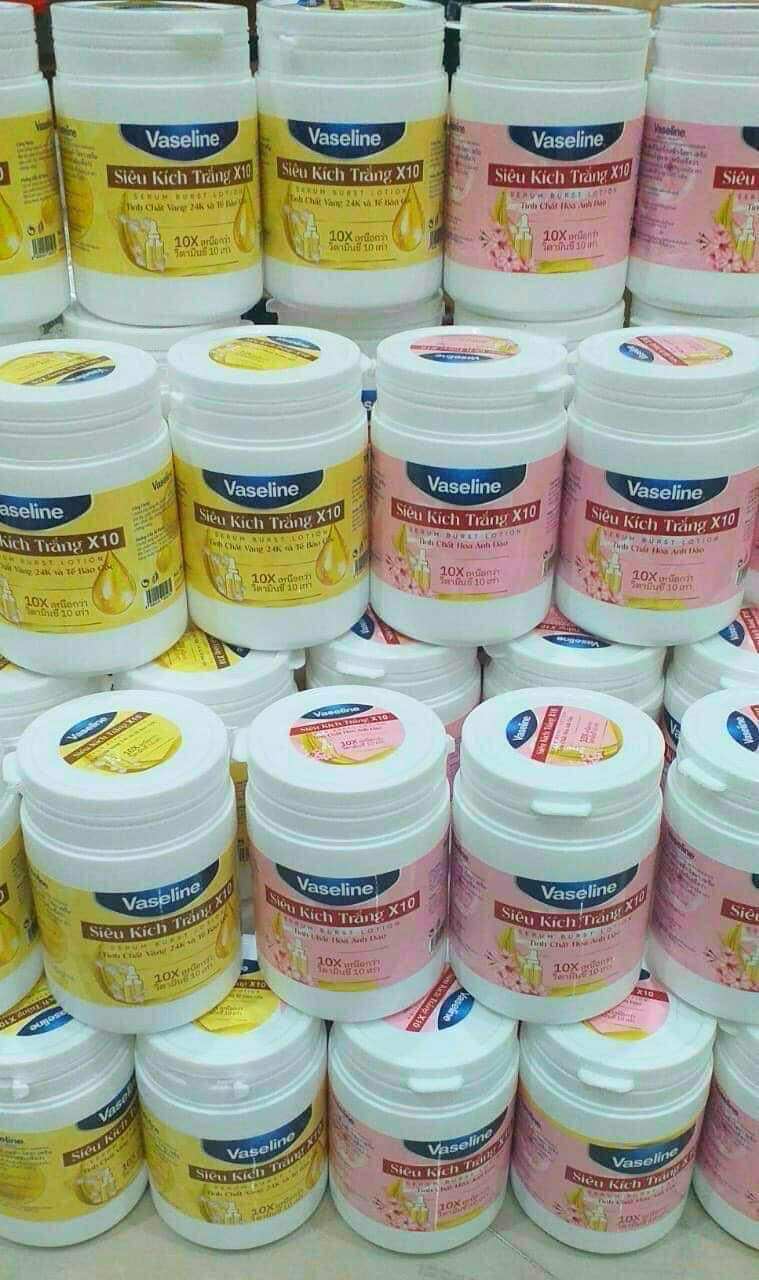 Siêu kích trắng Vaseline X10