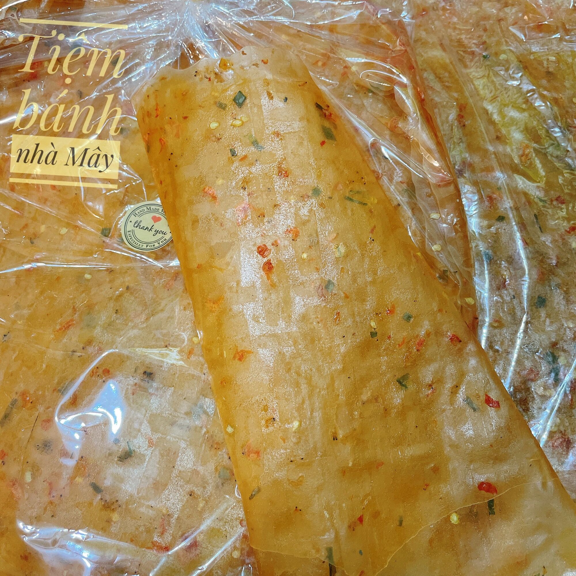 Bánh Tráng Dẻo Tôm Bột Gạo Loại Đặc Biệt Dẻo Mềm (500G/250G)