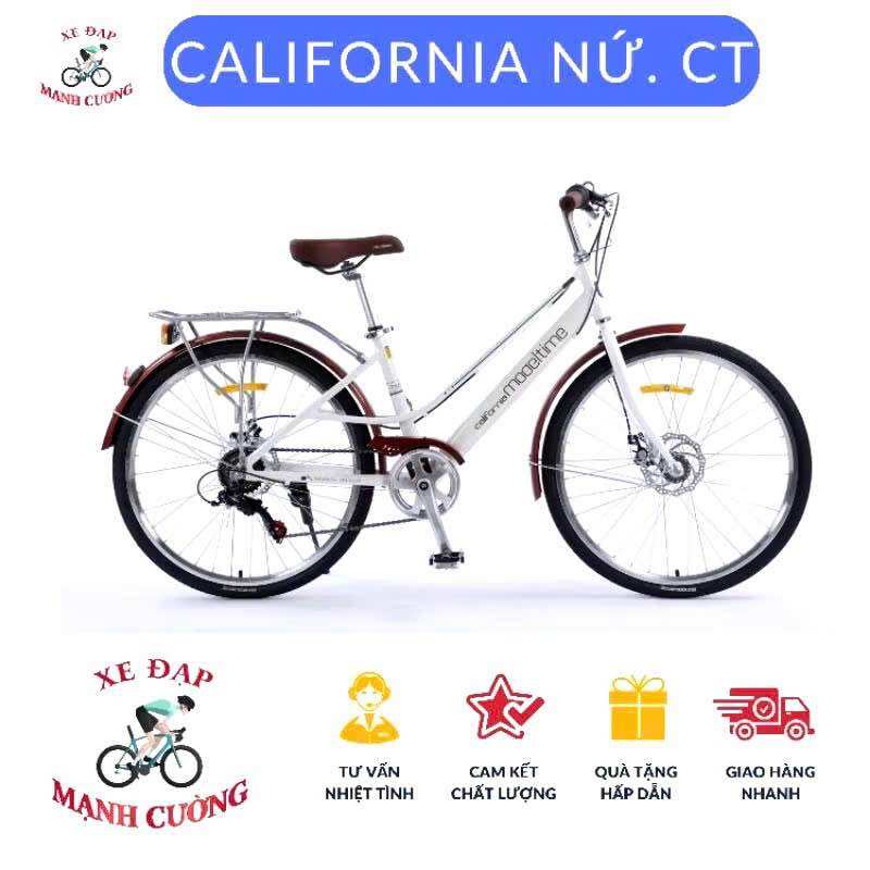 Xe Đạp Thể Thao Cho Nữ California mMANGOThiết Kế Hiện Đại, Dải Khung Chắc Chắn, Mềm Mại.