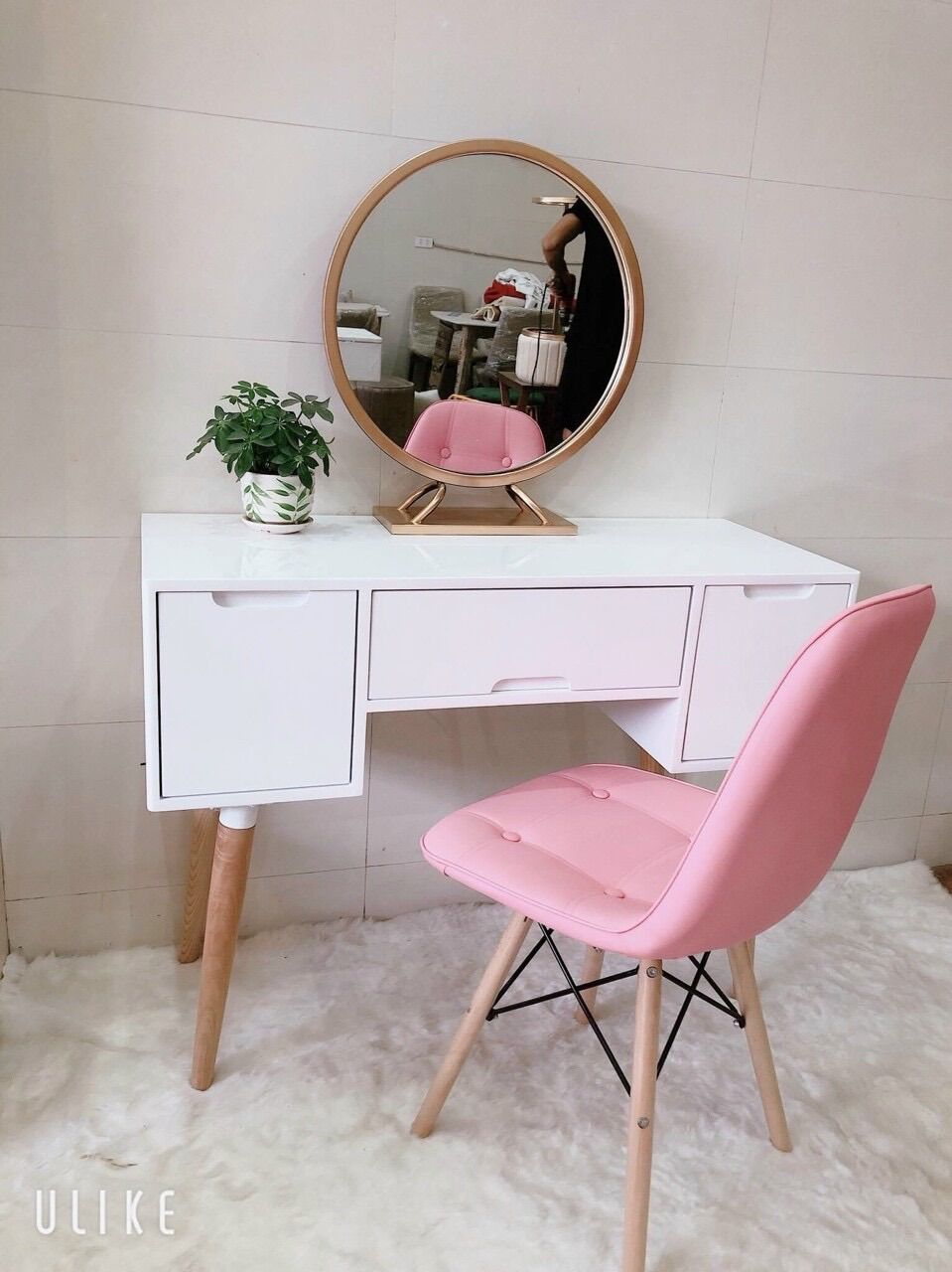 Ghế đệm eames da cúc