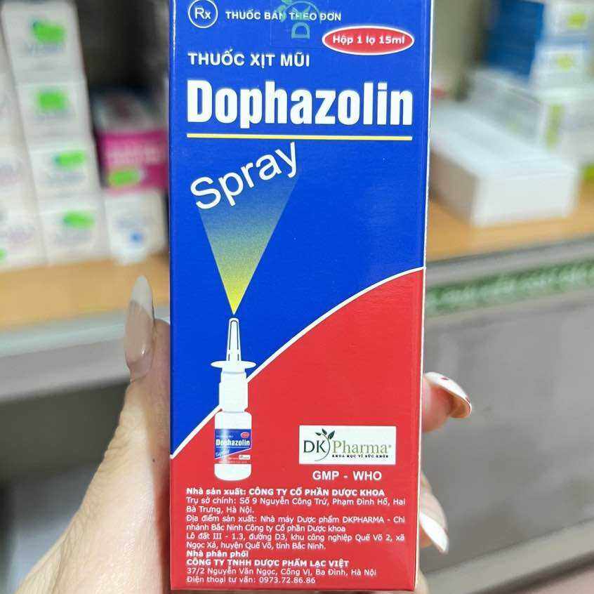 Xịt Mũi Dophazolin Spray lọ 15ml