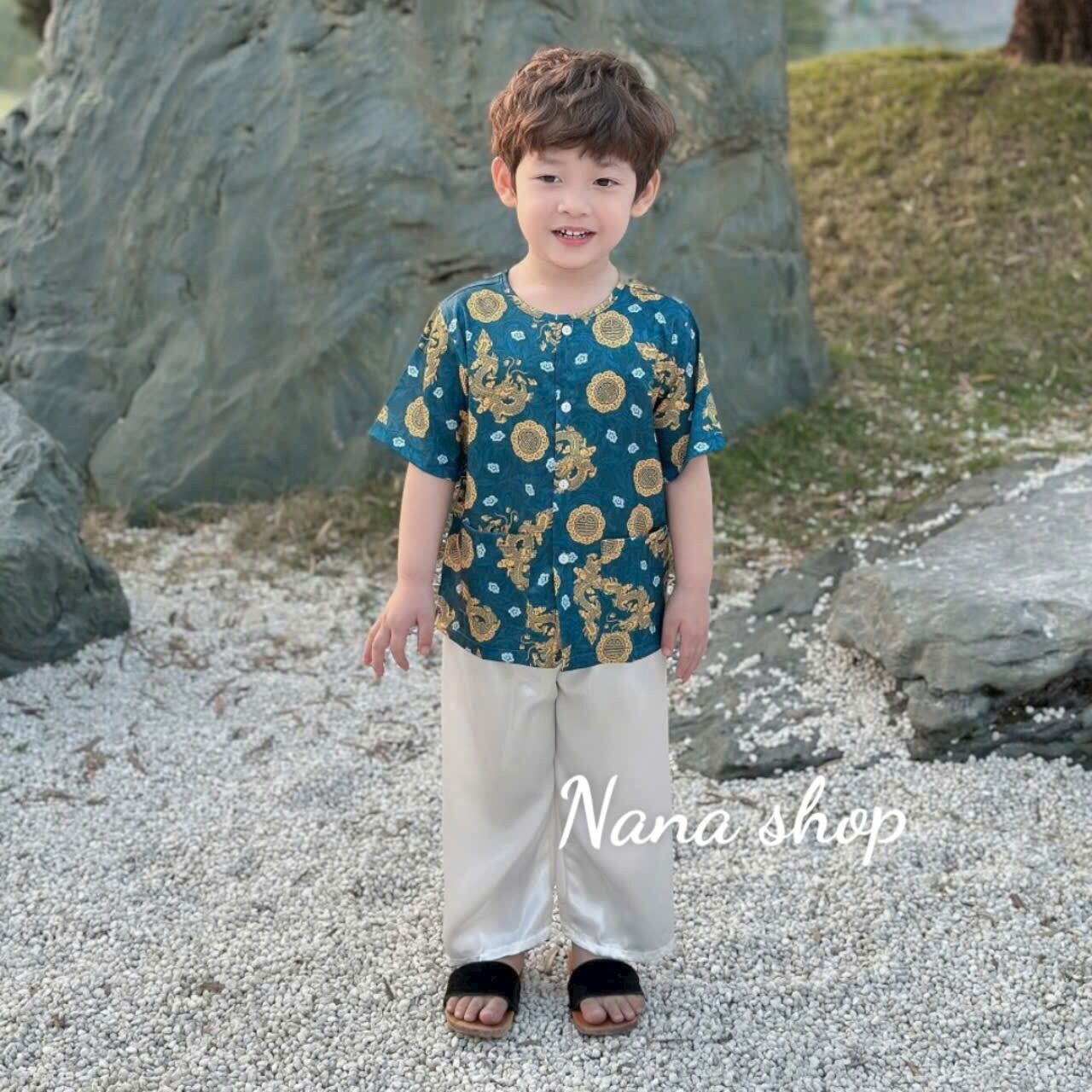 Bà ba cho bé/ Bộ bà ba bé trai bé gái chất lụa mềm mịn mát size 7ky - 25ky