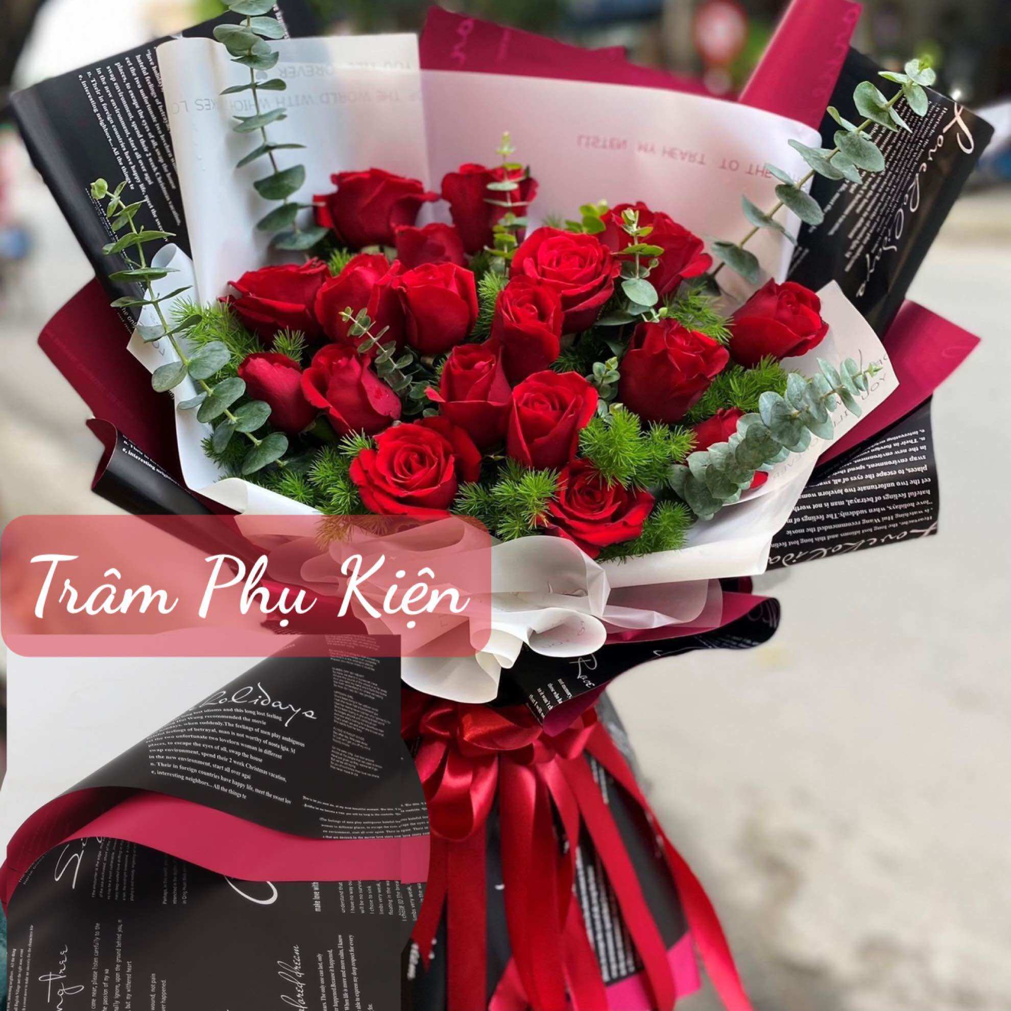 Giấy 2 mặt chữ gói hoa (Tập20tờ) hot