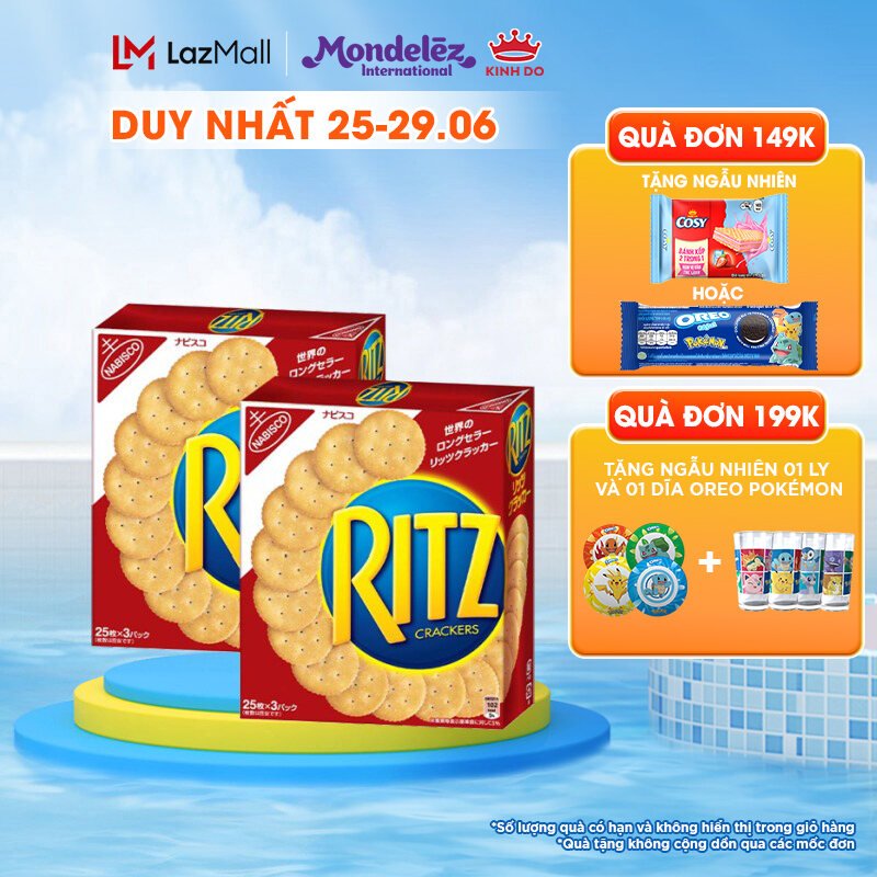 Bánh Quy Mặn Ritz Combo 2 hộp x 247g