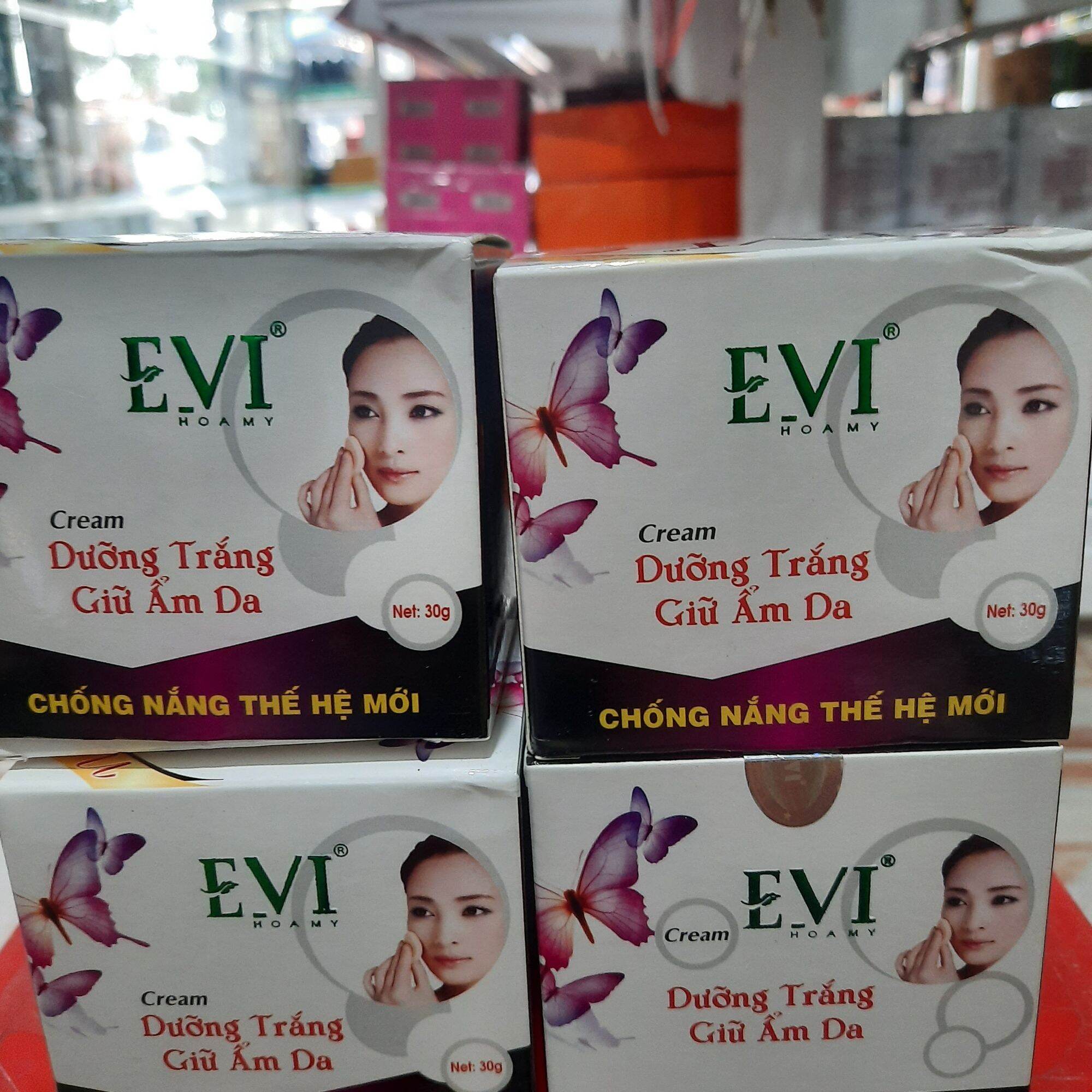 kem evi dưỡng trắng giữ ẩm da