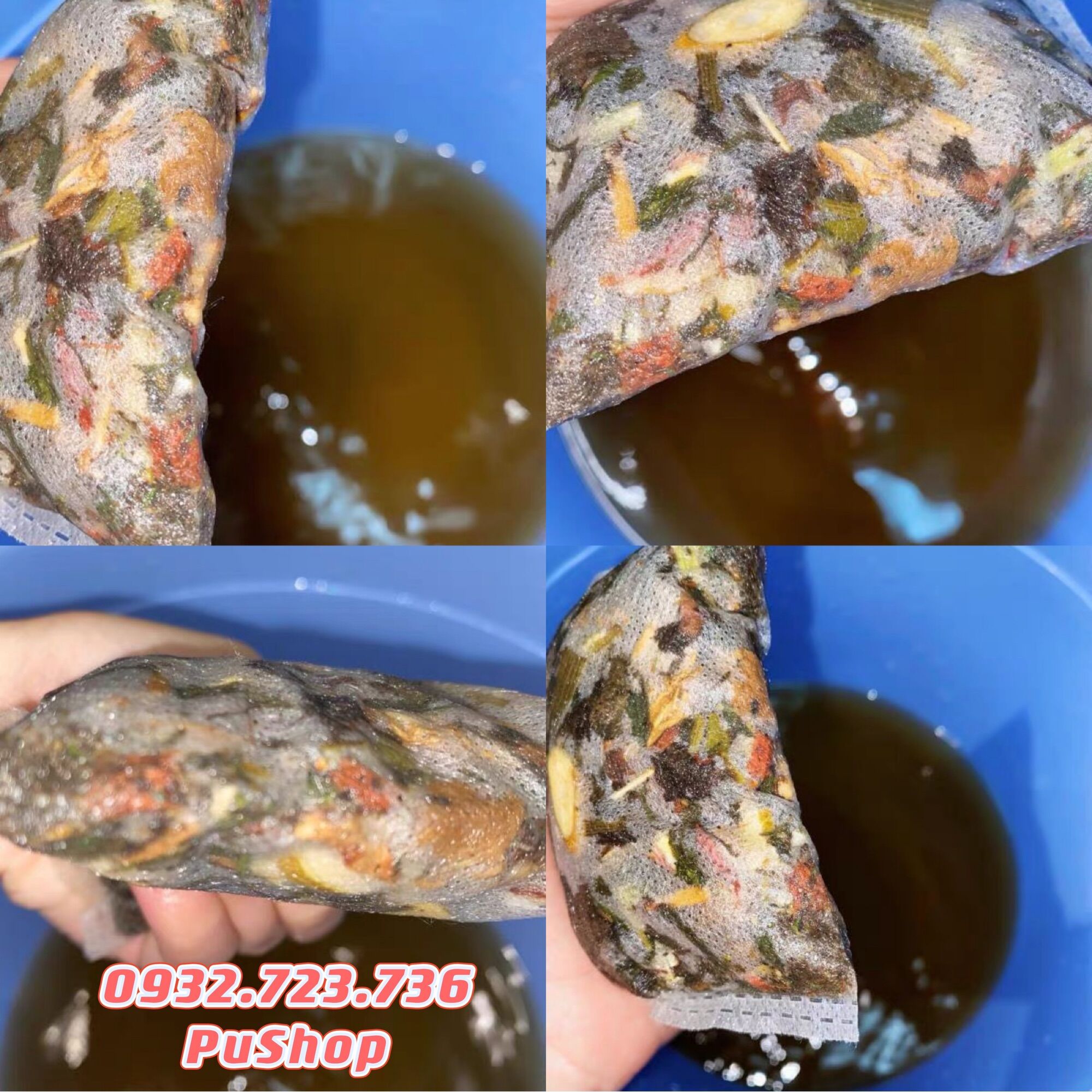 Combo 10 gói thảo mộc ngâm chân/ngâm mình