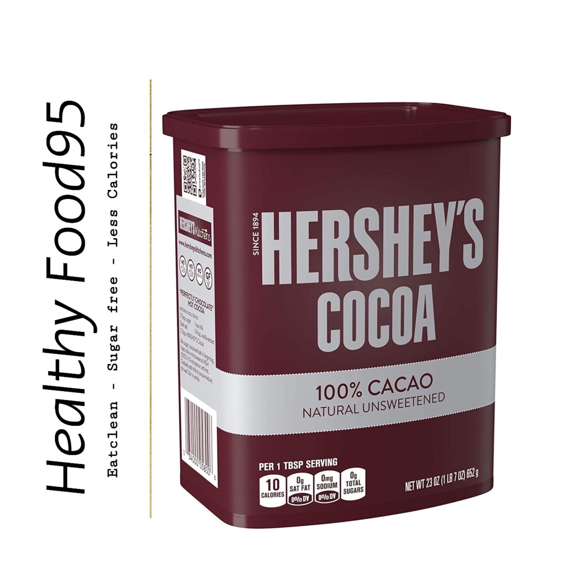 Bột Cacao heyshey’s nguyên chất không đường