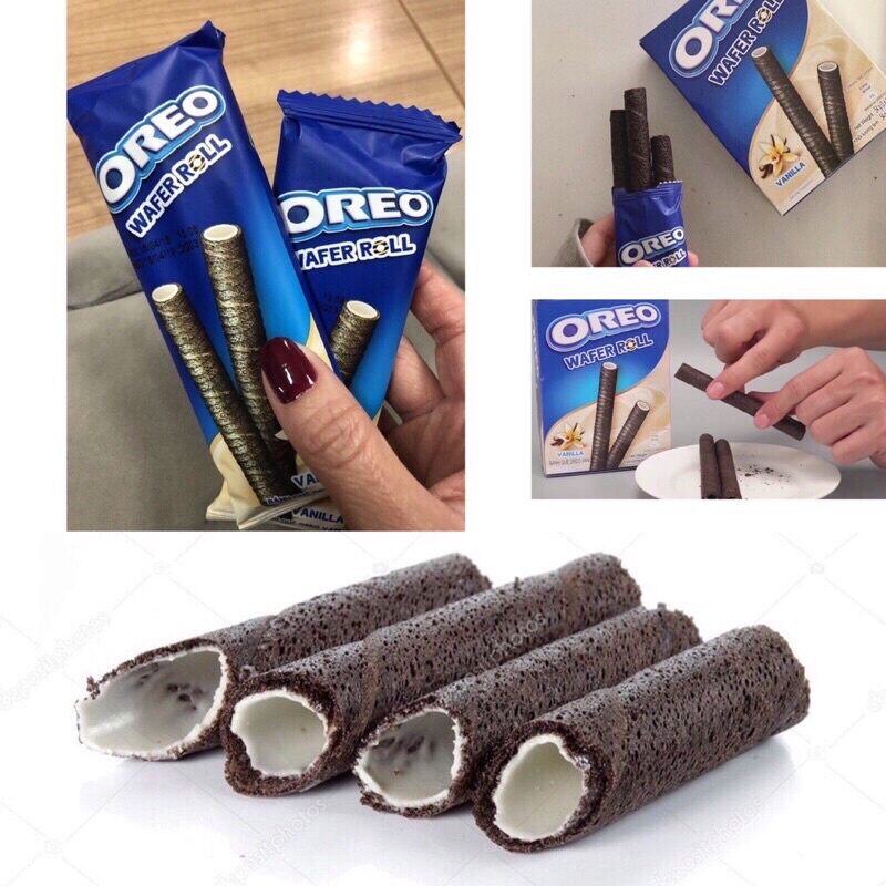 (2 Vị) Bánh Quế Oreo Wafer Roll Hộp 54g