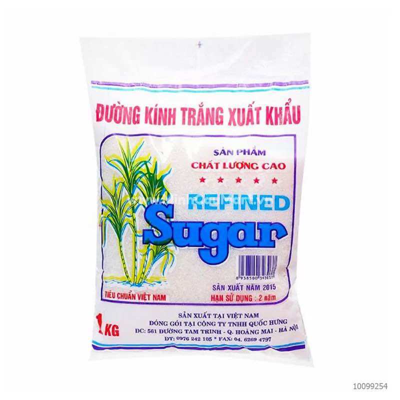 Đường kính trắng - đỏ xuất khẩu 1kg