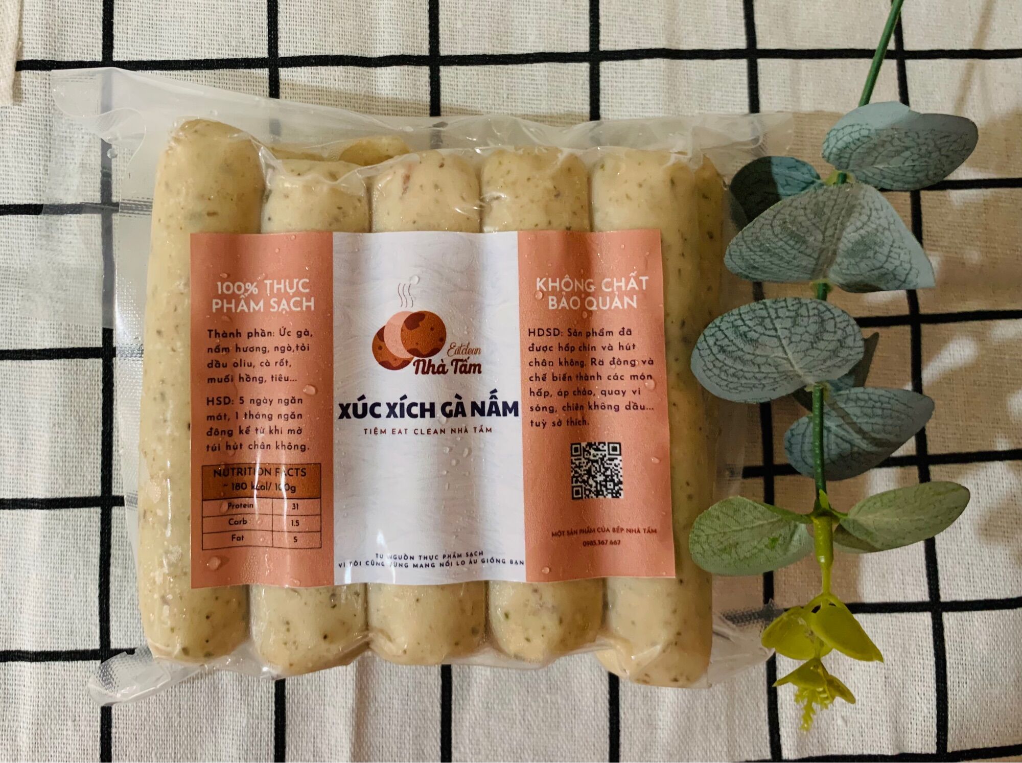 XÚC XÍCH ỨC GÀ EATCLEAN