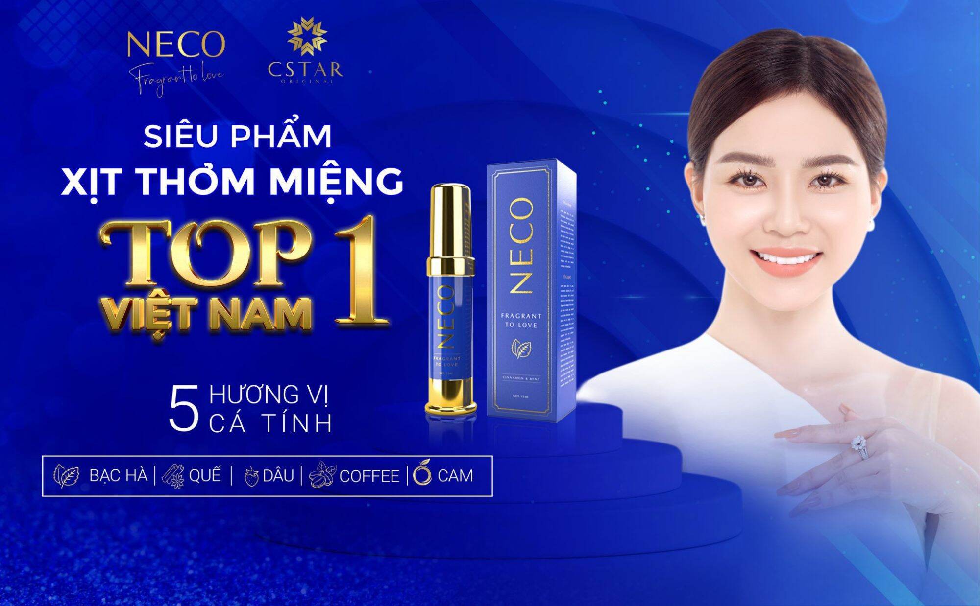 XỊT THƠM MIỆNG KHÁNG KHUẨN NECO