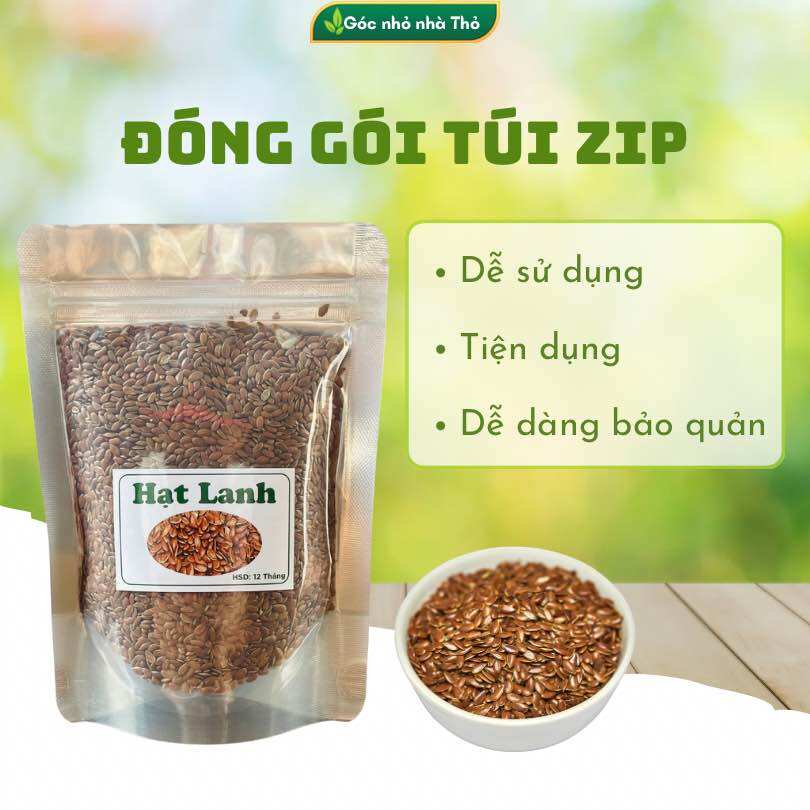 Hạt Lanh Nâu Canada Hữu Cơ 500g