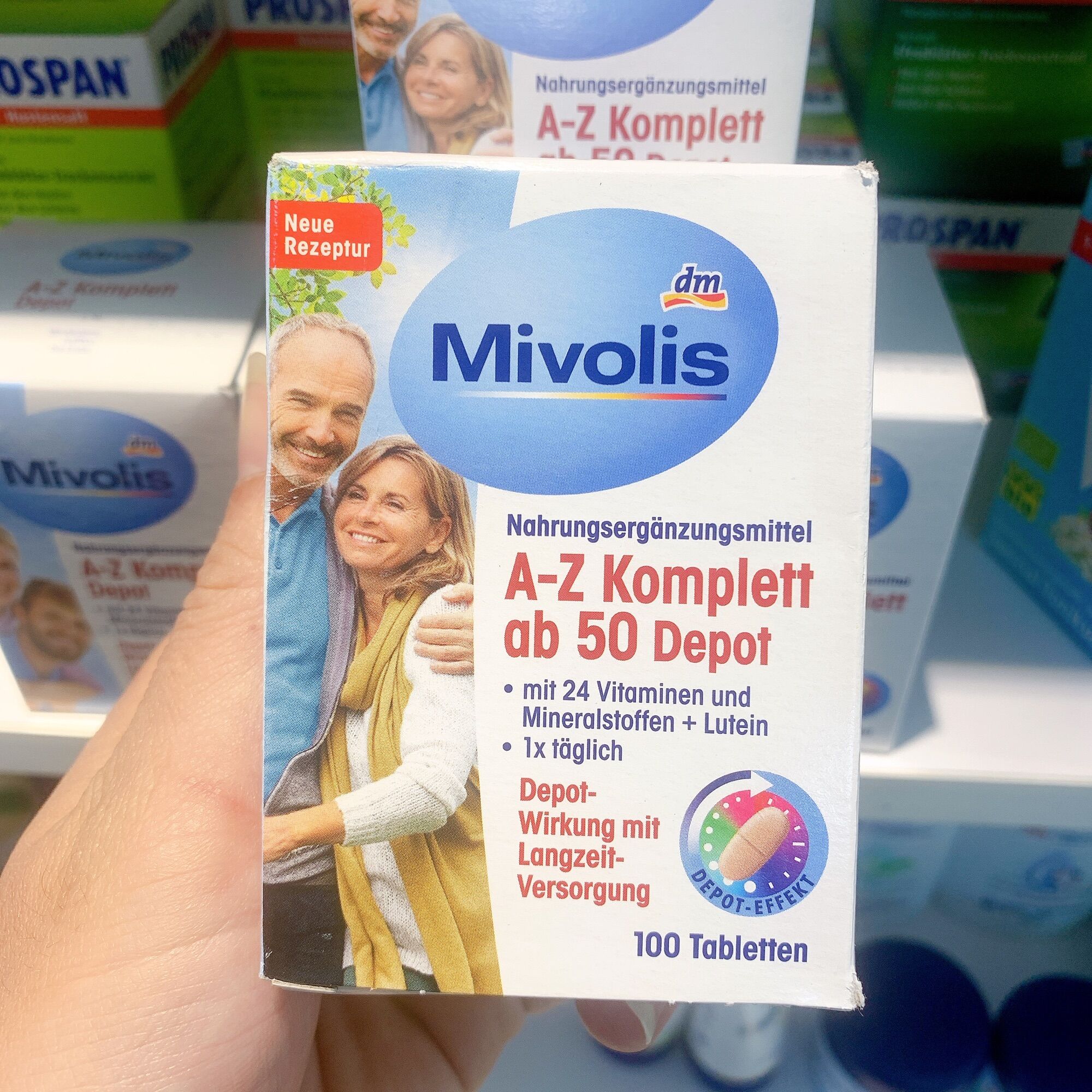 Viên uống vitamin tổng hợp Az Mivolis Depot - hộp 100Viên - Hàng nội địa Đức